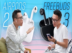 So sánh tai nghe Huawei FreeBuds 3 và AirPods 2